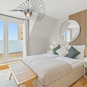 Stylish - 3 Min To U1 Kagraner Platz Apartman Bécs
